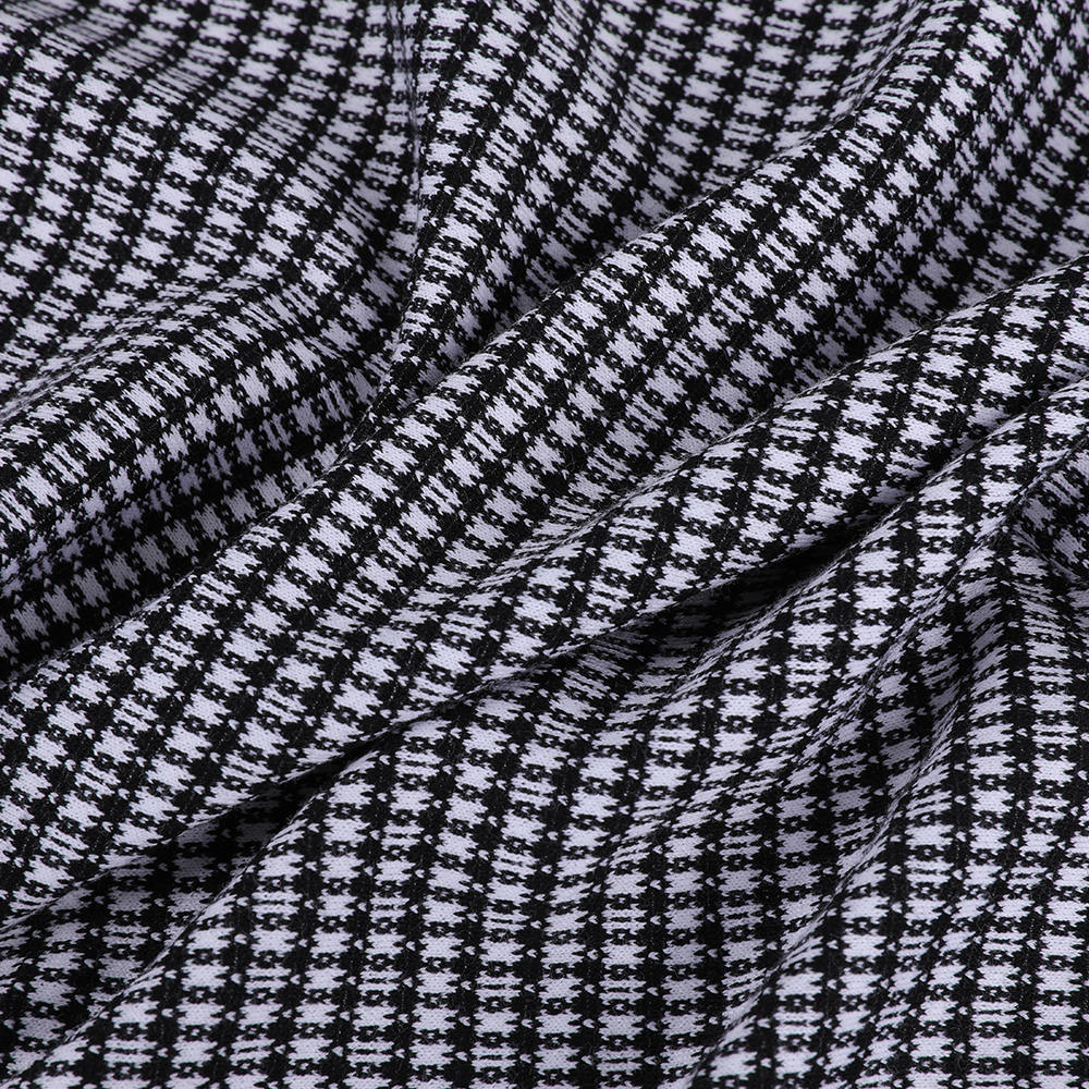 Jacquard mềm và thoải mái với vải len dệt kim cho phụ nữ