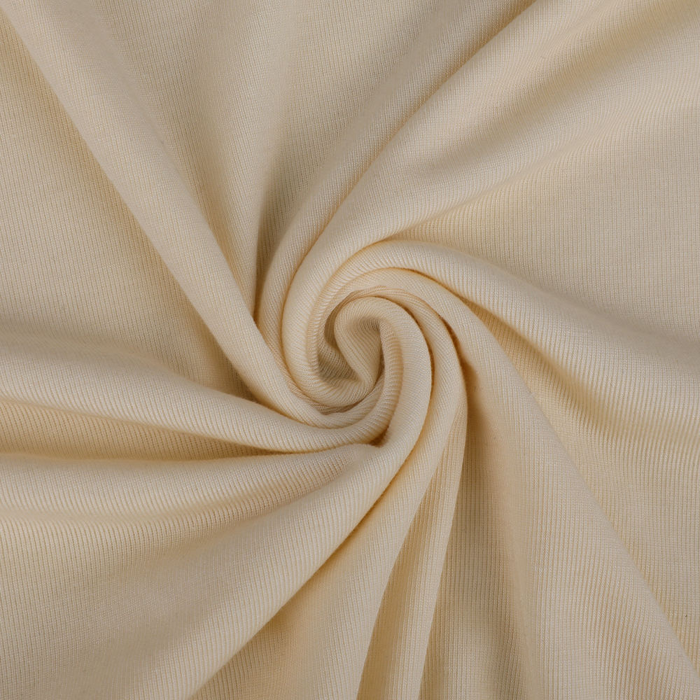 Rib Silk thân thiện với da mềm mại Silk Tencel Lụa mặc quần áo nữ dệt kim
